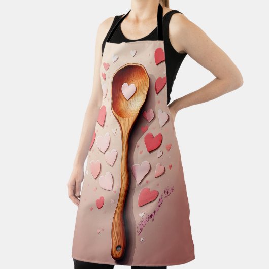Moederdag Schort - Bakken met liefde - Schattige h (Insitu)