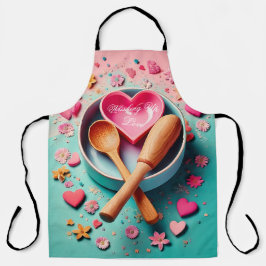 Moederdag Schort - Bakken met liefde - Schattige h