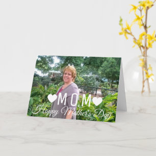 Moederdag Script & Harten Kaart Foto
