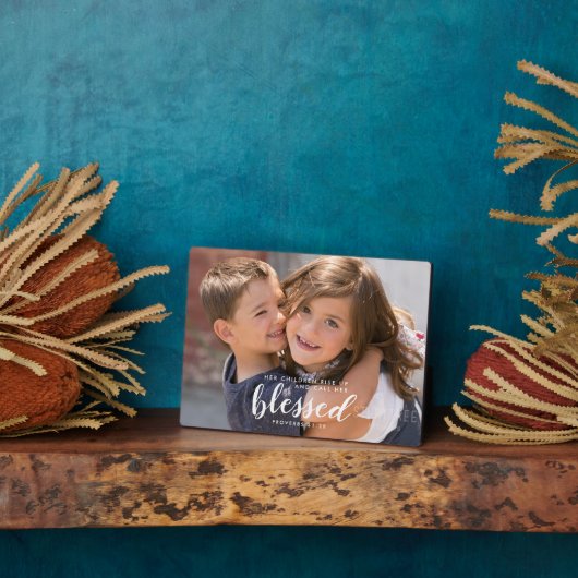 Moederdag Scripture Proverbs 31 Photo Plaque Fotoplaat (Zijkant)