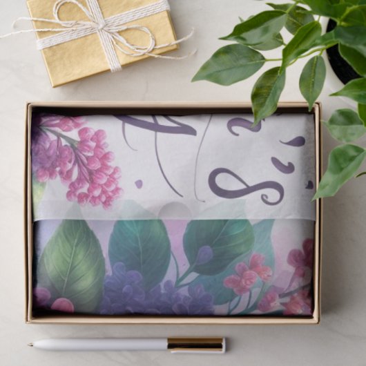 Moederdag Sering Bloemig Tissuepapier (Geschenk)