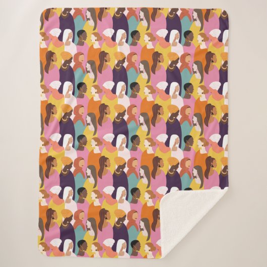 Moederdag Sherpa Blanket Deken (Voorkant)