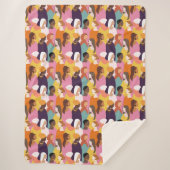 Moederdag Sherpa Blanket Sherpa Deken (Voorkant)