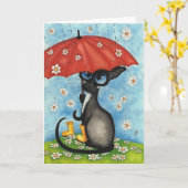 Moederdag Siamese door BiHrLe Kaart (Gele Bloem)