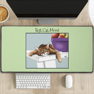 Moederdag Sinaasappel Tabby Cat Bureaumat