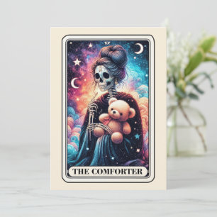 Moederdag Skelet De Trooster Teddy Tarot Kaart
