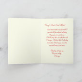 Moederdag Slapende Lady-grietkaart Kaart (Binnen)