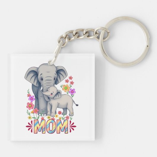 Moederdag Sleutelhanger (Achterkant)
