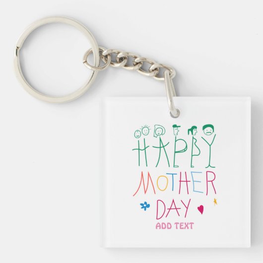 Moederdag Sleutelhanger (voorkant)