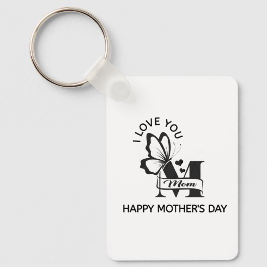 Moederdag sleutelhanger voor cadeaus  (Voorkant)