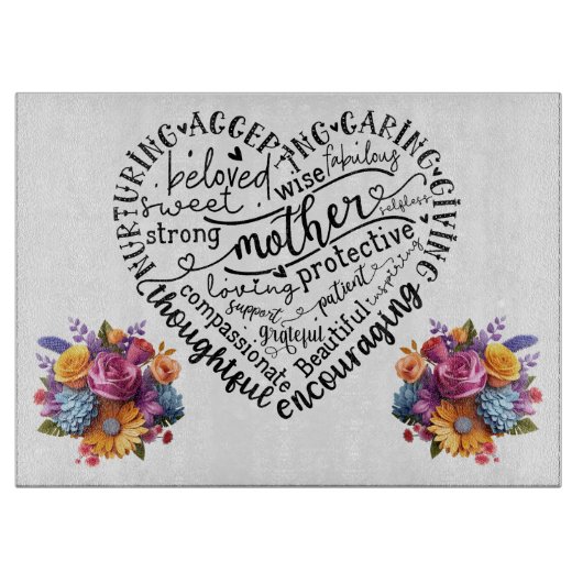 Moederdag Snijplank (Voorkant)