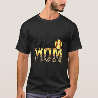 Moederdag Softball Moeder Quotes T-shirt