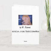 Moederdag Song Bird Wenskaart Kaart (Achterkant)