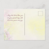 Moederdag Song van Solomon 2:12 Bijbelversie Briefkaart (Achterkant)