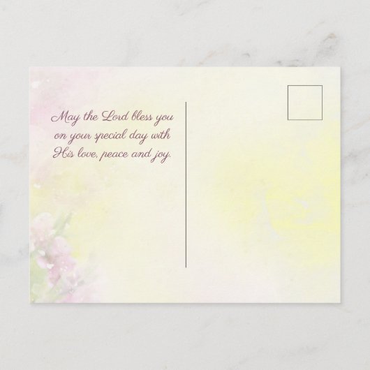 Moederdag Song van Solomon 2:12 Bijbelversie Briefkaart (Achterkant)