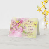 Moederdag Song van Solomon 2:12 Bijbelversie Kaart (Gele Bloem)