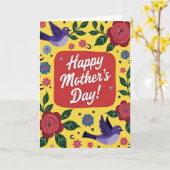 Moederdag Soulmate Kaart (Gele Bloem)
