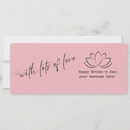 Moederdag Spa Dag Verrassing Voucher Kaart (Achterkant)