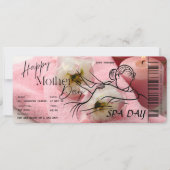 Moederdag Spa Dag Verrassing Voucher Kaart (Voorkant)