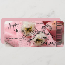 Moederdag Spa Dag Verrassing Voucher Kaart