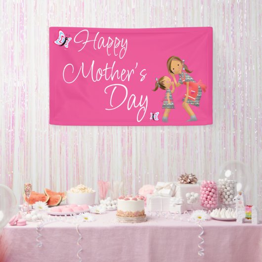 Moederdag Spandoek (Feest)