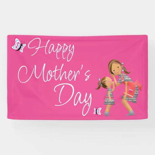 Moederdag Spandoek (Horizontaal)