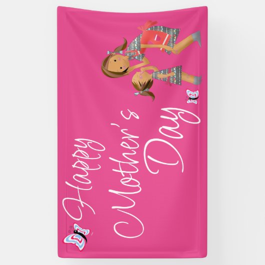 Moederdag Spandoek (Verticaal)