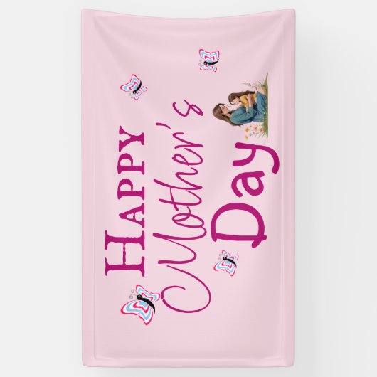 Moederdag spandoek (Verticaal)
