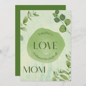 Moederdag Speciale groeten Feestdagenkaart (Voorkant / Achterkant)