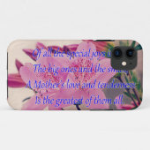 Moederdag-speciale vreugde Case-Mate iPhone case (Achterkant (horizontaal))