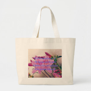 Moederdag-speciale vreugde grote tote bag