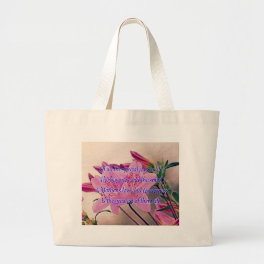 Moederdag-speciale vreugde grote tote bag (Voorkant)