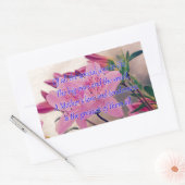 Moederdag-speciale vreugde rechthoekige sticker (Envelop)