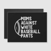 Moederdag Spel Dag Moeders Tegen Witte Honkbal P (Voorkant / Achterkant)