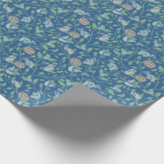 Moederdag Spring Garden Robin Eggs in Nest Cadeaupapier (Hoek)