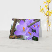 Moederdag Spring Kaart (Gele Bloem)