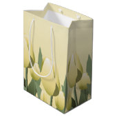 moederdag Spring Yellow Tulips Med Medium Cadeauzakje (Achterkant Gekanteld)