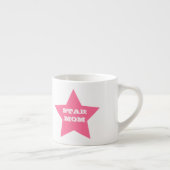 MOEDERDAG STAR MOM | Roze Star Espresso-Mok Espresso Kop (Rechts)