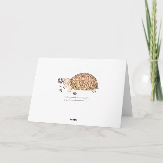 Moederdag Star Tortoise Kaart 8 (Achterkant)