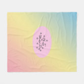 Moederdag ster - fleece deken (Voorkant (Horizontaal))