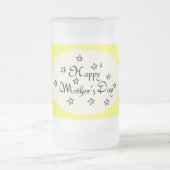 Moederdag sterren - matglas bierpul (Center)