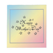 Moederdag sterren - notitieblok (Voorkant)