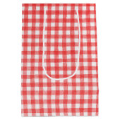 Moederdag Stick Girl met Daisies Medium Cadeauzakje (Achterkant)