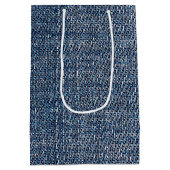 Moederdag Stick Girl met Daisies Medium Cadeauzakje (Achterkant)