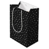 Moederdag Stick Girl met Daisies Medium Cadeauzakje (Achterkant Gekanteld)