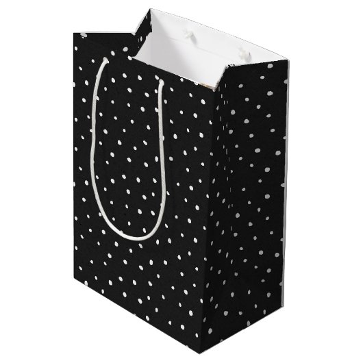 Moederdag Stick Girl met Daisies Medium Cadeauzakje (Achterkant Gekanteld)