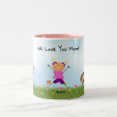 Moederdag Stick Kinder 2 Boys 1 Girl Mok (Center)