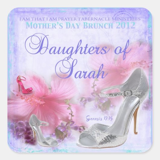 Moederdag Sticker (Voorkant)