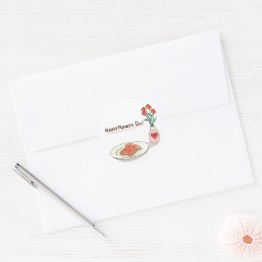 Moederdag Stickers (Envelop)