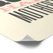 Moederdag  stijltekstontwerp poster (Hoek)